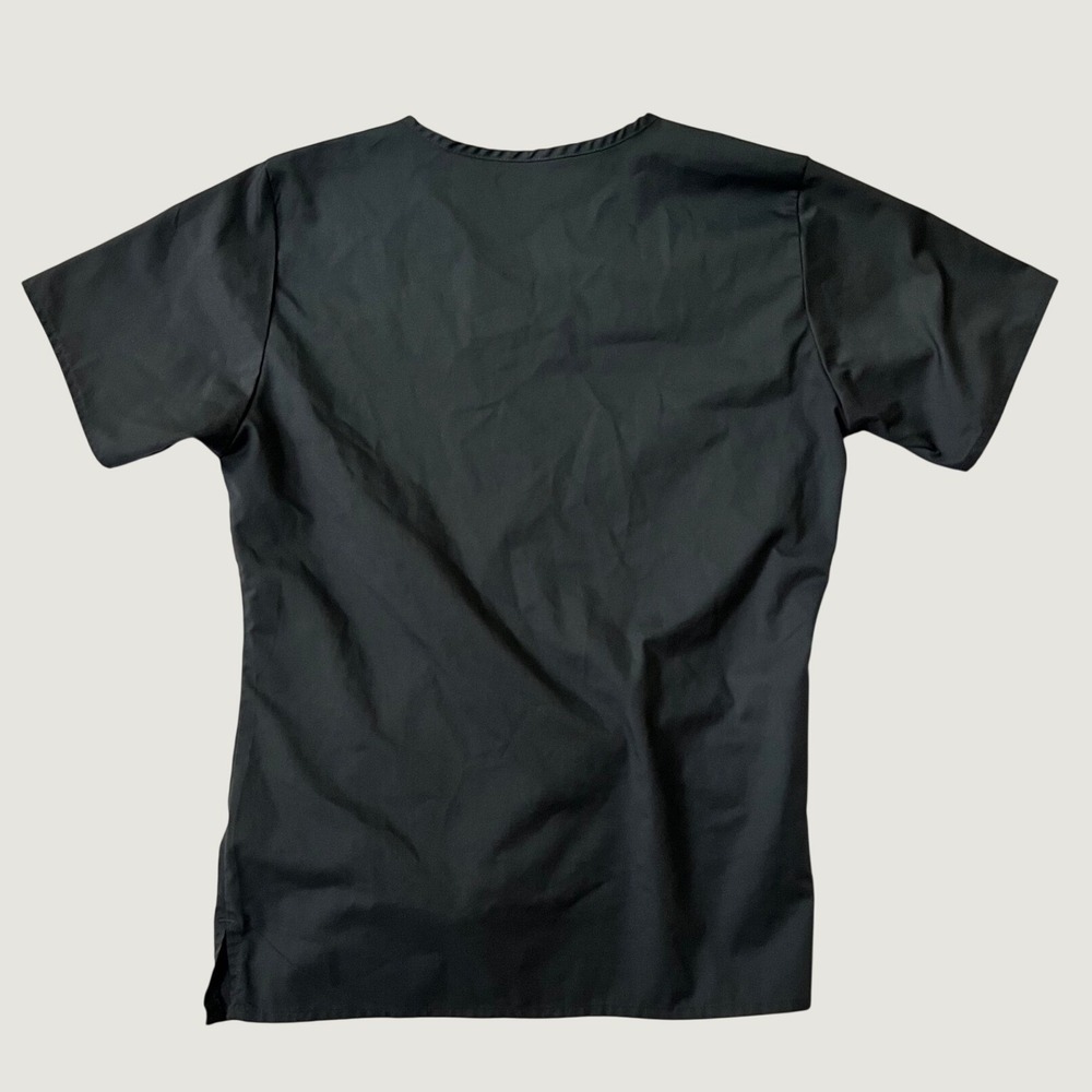 Wink Scrub Top Black SSM Health Embroidered V-Neck XS 2 Pack - Picture 6 of 7